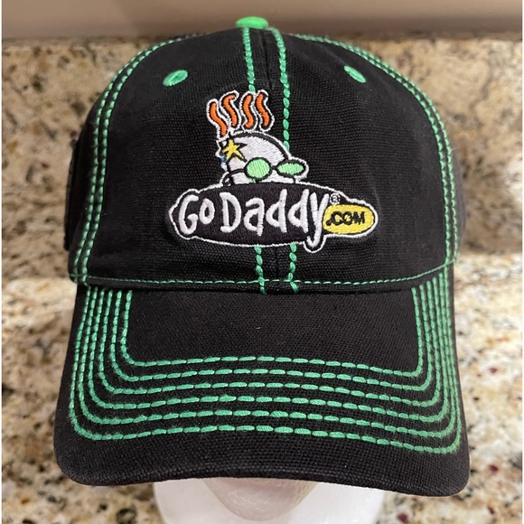 Vintage Danica Patrick Go Daddy NASCAR racing headwear. NWT - Picture 1 of 6